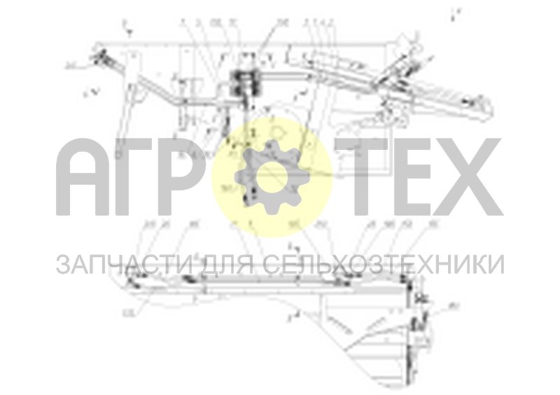 Чертеж Гидрооборудование бункера (142.09.85.600)